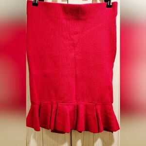 Pink Ruffled Women's Skirt